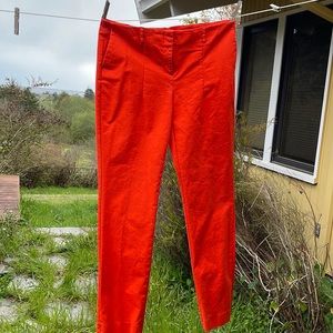 Boden tapered ankle length of trousers. Size 12L US. Orange.